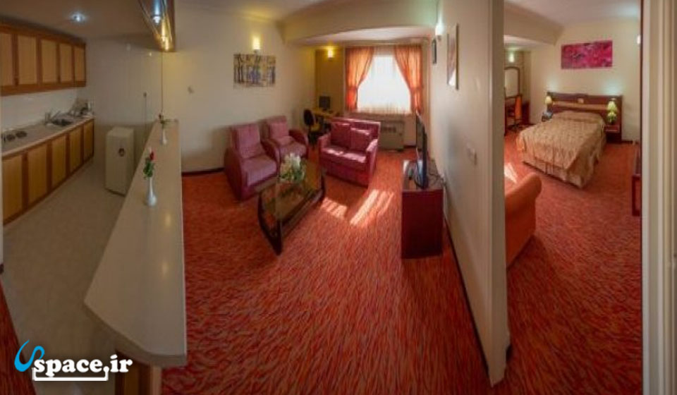 نمای داخلی سوئیت یک خوابه هتل جهانگردی - ارومیه